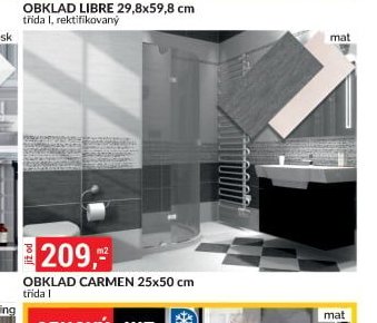 OBKLAD CARMEN 25x50 cm