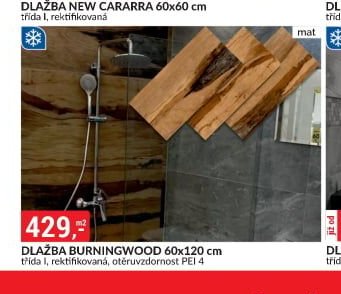 DLAŽBA BURNINGWOOD 60x120 cm