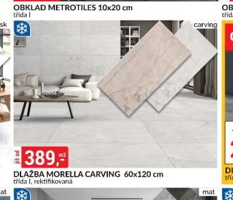 DLAŽBA MORELLA CARVING 60x120 cm