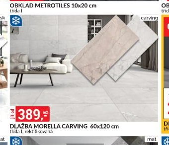 DLAŽBA MORELLA CARVING 60x120 cm
