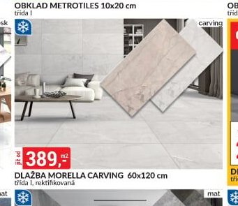 DLAŽBA MORELLA CARVING 60x120 cm