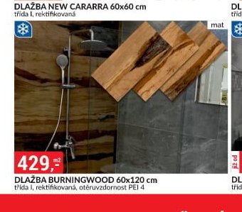 DLAŽBA BURNINGWOOD 60x120 cm