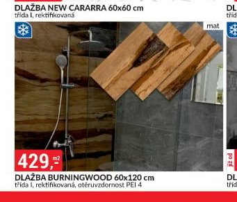 DLAŽBA BURNINGWOOD 60x120 cm