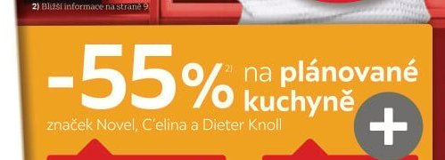 -55% na plánované kuchyně