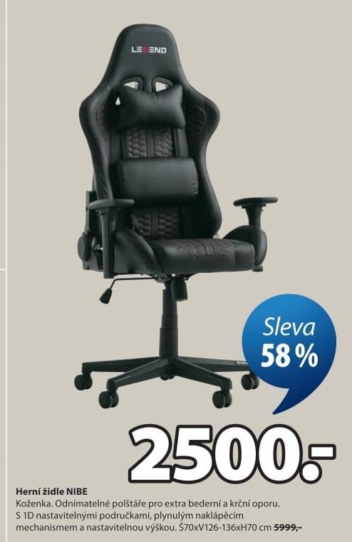 Herní židle NIBE