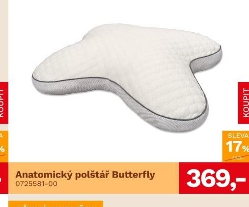 Anatomický polštář Butterfly