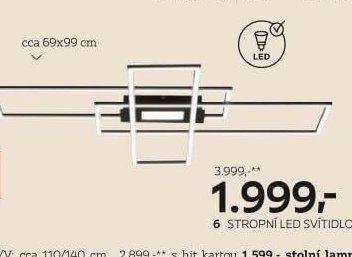 STROPNÍ LED SVÍTIDLO