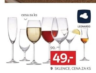 9 Sklenice, cena za ks