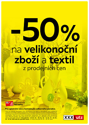 akční leták XXXLutz 26.3.2026-30.4.2026