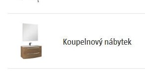 Koupelnový nábytek