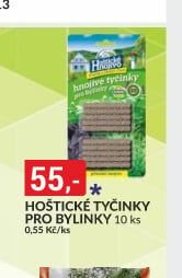 HOŠTICKÉ TYČINKY PRO BYLINKY
