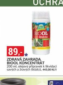 ZDRAVÁ ZAHRADA BIOOL KONCENTRÁT