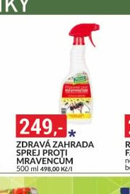 ZDRAVÁ ZAHRADA SPREJ PROTI MRAVENCŮM