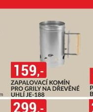 ZAPALOVACÍ KOMÍN PRO GRILY NA DŘEVĚNÉ UHLÍ JE-188