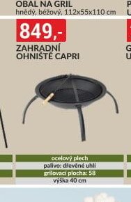 ZAHRADNÍ OHNIŠTĚ CAPRI