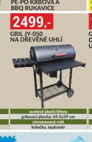 GRIL JY-050 NA DŘEVĚNÉ UHLÍ