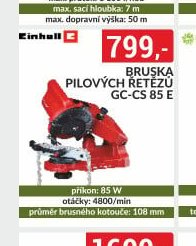 Bruska pilových řetězů GC-CS 85 E