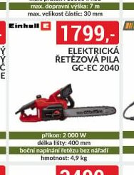 Elektrická řetězová pila GC-EC 2040