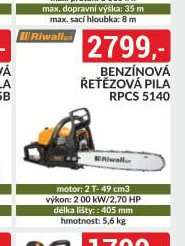 Benzínová řetězová pila RPCS 5140