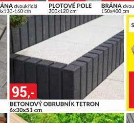 BETONOVÝ OBRUBNÍK TETRON