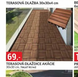 TERASOVÁ DLAŽDICE AKÁCIE