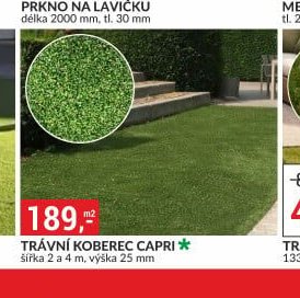 TRÁVNÍ KOBEREC CAPRI