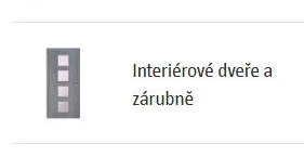 Interiérové dveře a zárubně