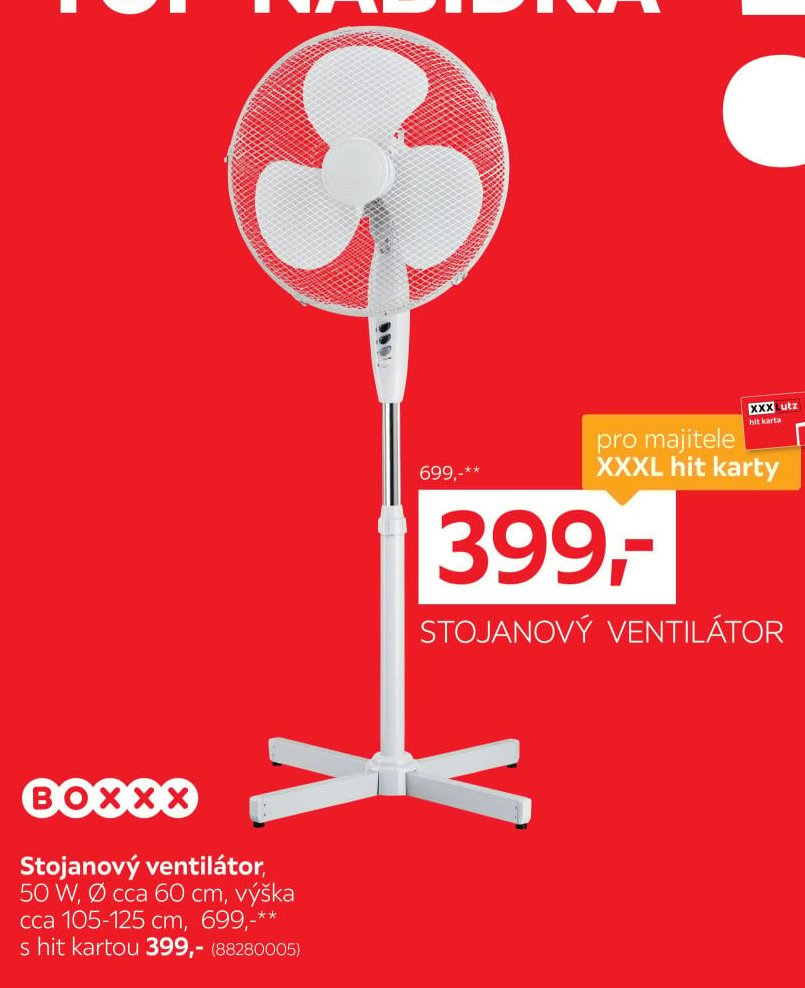 Stojanový ventilátor