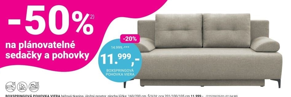 BOXSPRINGOVÁ POHOVKA VIERA