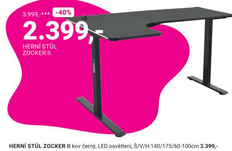 HERNÍ STŮL ZOCKER II
