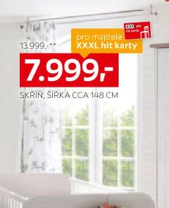 SKŘÍŇ, ŠÍŘKA CCA 148 CM