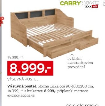 Výsuvná postel
