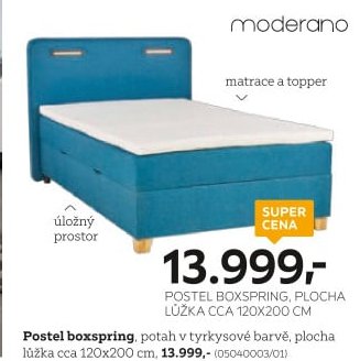 Postel boxspring