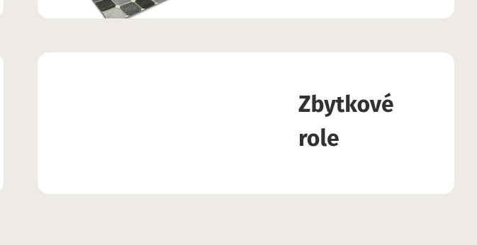 Zbytkové role