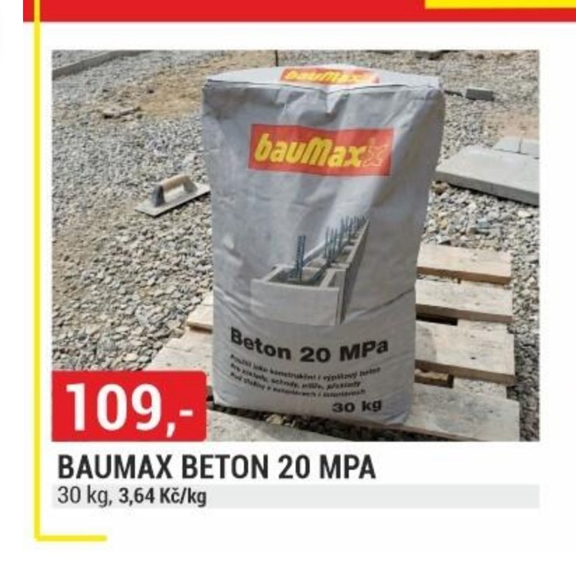 BAUMAX BETON 20 MPA