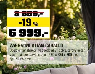 ZAHRADNÍ ALTÁN CABALLO