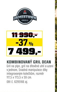 Kombinovaný gril Dean