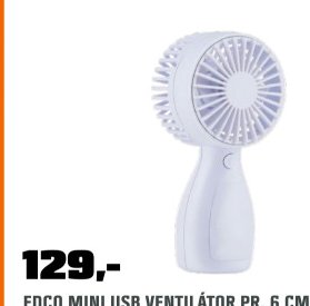 EDCO MINI USB VENTILÁTOR PR. 6 CM