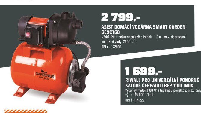 ASIST DOMÁCÍ VODÁRNA SMART GARDEN GE9CT60