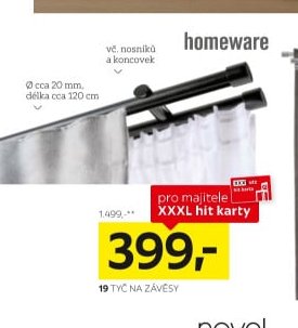 Tyč na závěsy