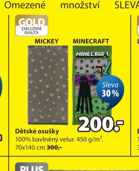 Dětské osušky MICKEY