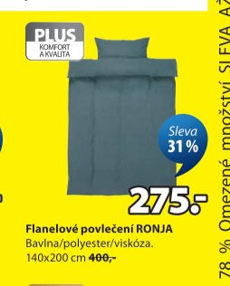 Flanelové povlečení RONJA