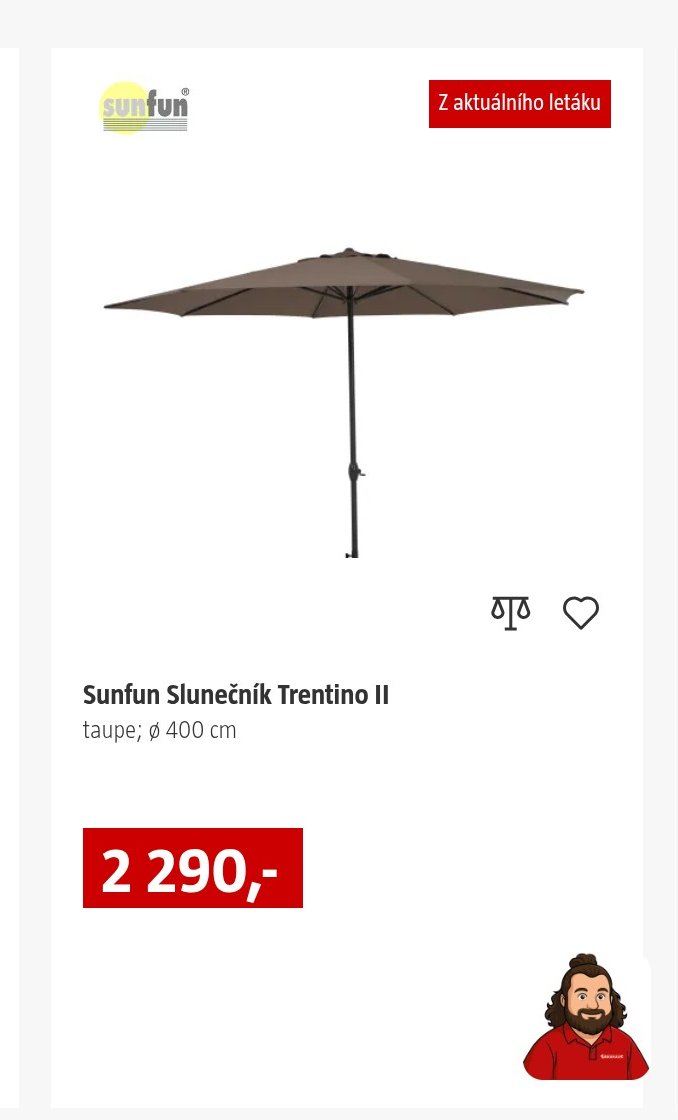Sunfun Slunečník Trentino II