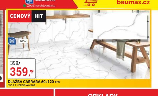 DLAŽBA CARRARA 60x120 cm