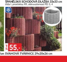 SVAHOVÁ TVÁRNICE 29x20x26 cm