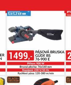 PÁSOVÁ BRUSKA GÜDE BS 76-900 E