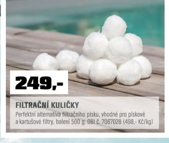 FILTRAČNÍ KULIČKY