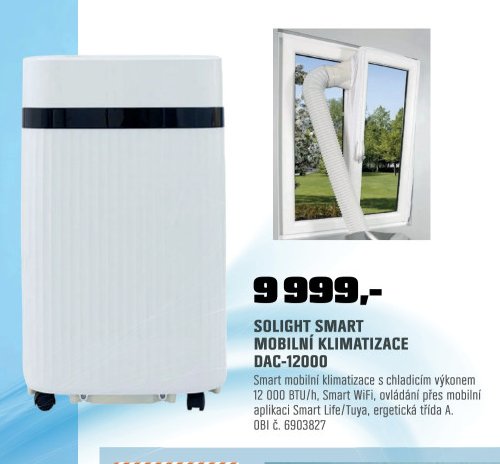 SOLIGHT SMART MOBILNÍ KLIMATIZACE DAC-12000