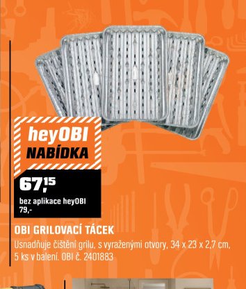 OBI GRILOVACÍ TÁCEK