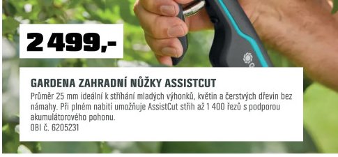 GARDENA ZAHRADNÍ NŮŽKY ASSISTCUT